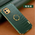 Casing for Samsung Galaxy S10 5G Crocodile Pattern 360 Degree Rotating Ring Cover Compatible with Magnetic Car. 