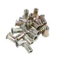 20pcs Flat Head Metric Steel M5 Blind Insert Rivet Nut.
