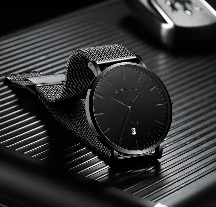 CRRJU%20Simple%20Ultra%20thin%20Quartz%20Watch%20Stainless%20Steel%20Mesh%20Strap%20Men's%20Watches%20Fashion%20Waterproof%20Clock%20Men%20Casual%20Wristwatches%20-%20Image%204
