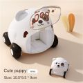 【Toy life hall】Toy Vehicles Gift Vehicles Kids Launching Cartoon Animal Interactive Toy Baby Toy Cars Ejection Toy Cartoon Car for Babies. 