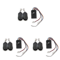 NXFDSIOZ 3X Ebike Alarm System Dual Remote Control 36V 48V 60V 72V Universal Waterproof Electric Bike Replacement. 