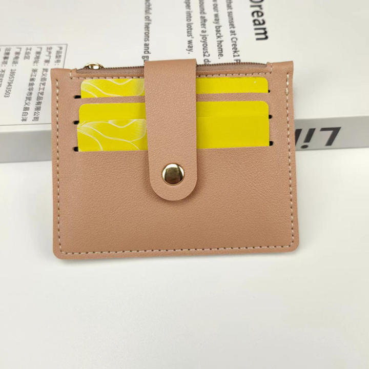 6%20Color%20Card%20Bag%20Compact%2011*9cm%20Pu%20Certificate%20Cover%20Zipper%20And%20Buckle%20Driver'S%20License%20Wallet%20for%20Travel%20Use%20Business%20Professionals%20Gift%20Easy%20To%20Carry%20-%20Image%204
