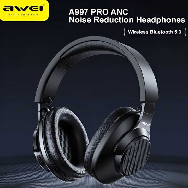 AWEI A997 Pro Bluetooth 5.3 ANC Stereo Wired & Wireless Headphone