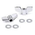 Drum Accessories Kit: Cymbal Felts, Cymbal Sleeves, Wing Nuts , Cymbal Felts. 