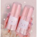 MAGIC CASA 6 Pcs 1 Set Bubble Bear Lip Glaze Long Lasting Waterproof  Lip Glaze Water-glossy Mirror Texture Glass Toot Lip Lip Glaze for Women. 