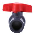 1/2" Plastic Two-way Ball Valve Garden Watering Aquarium Irrigation Connector. 