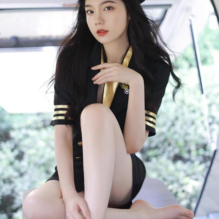 Police%20Women%20Cosplay%20Costumes%20Anime%20Role%20Play%20Halloween%20Outfits%20Stewardess%20Lingerie%20Dress%20Stage%20Flight%20Attendant%20Costume%20-%20Image%204