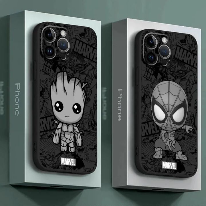 Marvel Spiderman Phone Case for Samsung Galaxy S24 S21 S23 Ultra 5G S22 Plus Note 20 S10 S9 S10e S20 FE S8 S7 TPU Soft Cover