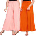 Women Stylish Linen Palazzo For Woman2pcs pack. 