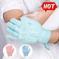 1/2 pcs Pack Of Five Finger Bath Gloves Creative Home Body Massage Sponge Lazy Bath Gloves Deodorant Massage Elastic Bath Scrub Mud_ Prime Mall.