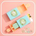 1pcs Creative Popsicle Magic Eraser Fun Magic Box Wipe Clean Pupils Cute Learning Cartoon Eraser Stationery.