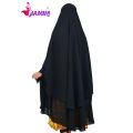 Hijab 2023 Dubble Part Fashion Women Chiffon Headscarf Ready To Wear Instant Hijab Scarf Muslim Shawl Islamic Hijabs Arab Wrap Head Scarves.