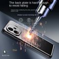 Aluminum Alloy Sandblasted Back Plate Case For IQOO Z9 Turbo Z9 NEO 8 Z7X Z7 VIVO X100 Pro X90 Pro + Metal Camera Protect Cover.
