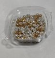 Multi Silver + Golden Pearls / Sprinkle / Cake Decoration / Sugar Ball - 25gm.
