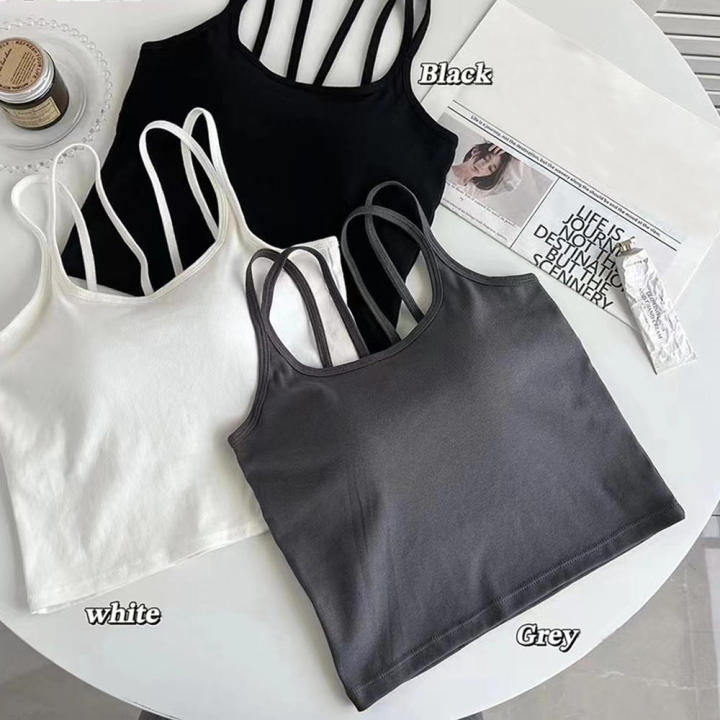 Women%20Camisole%20Vest%20Summer%20Sleeveless%20Cotton%20Bustier%20With%20Pads%20Soft%20Elastic%20Vest%20Top%20Thin%20Seamless%20Bralette%20Spice%20Girls%20Tank%20Top%20-%20Image%208