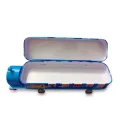 Children's Multifunctional Bus train Metal Pencil Box (Random Design).