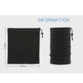 Fleece Scarf Drawstring Fleece Neck Sleeve Scarf Men Bandana Neck Warm Winter Windproof Tube Scarves For Face Snowboard Ski Buff.