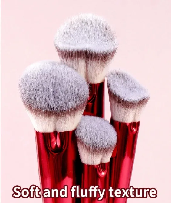 Maange%206pcs%20Professional%20Face%20&%20Eye%20Makeup%20Brush%20Set%20-%20Red%20-%20Image%204