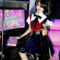 Anchor Girls Are Heavily Dependent cos Clothing Women's Dress Sugar Chaotian Sauce Game JK Clothing Lolita cos Clothing.