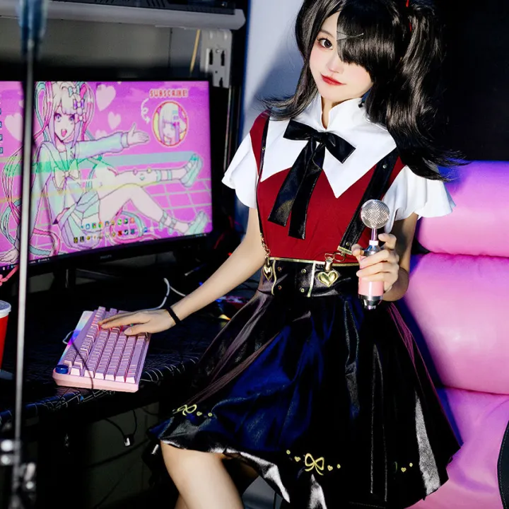 Anchor%20Girls%20Are%20Heavily%20Dependent%20cos%20Clothing%20Women's%20Dress%20Sugar%20Chaotian%20Sauce%20Game%20JK%20Clothing%20Lolita%20cos%20Clothing%20-%20Image%208