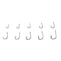 500pcs/set 3#-12# Fishing Hooks Carbon Steel Black Fishhooks With Retail Box. 