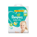 Pampers Baby Dry 8 Jumbo Plus Belt 17+ kg UK. 