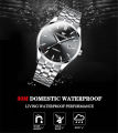 Ststaunch FNGEEN Men's Watch Business Trend Waterproof All Steel Wrist Watch  Fashion Calendar Luminous Watch Ultra Thin Student Men's Quartz Watch Men's Casual Business Watch. 