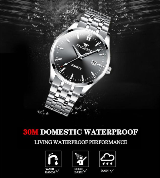 Ststaunch%20FNGEEN%20Men's%20Watch%20Business%20Trend%20Waterproof%20All%20Steel%20Wrist%20Watch%20%20Fashion%20Calendar%20Luminous%20Watch%20Ultra%20Thin%20Student%20Men's%20Quartz%20Watch%20Men's%20Casual%20Business%20Watch%20-%20Image%203