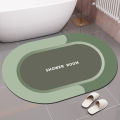 Door Mat Super Absorbent Bathing Room Rug Slip-resistant Soft Carpet Floor Mat Diatom Mud Bath Mat. 
