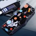 Stationery Holder Pencil Sharpener Pen Case Press Type Creative Astronaut Pattern 2 Tier Multifunctional Stationery Box Tidy.