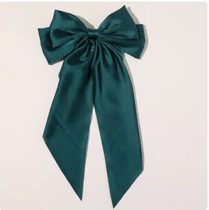 2023%20New%20Women%20Large%20Bow%20Hairpin%20Summer%20Chiffon%20Big%20Bowknot%20Stain%20Bow%20Barrettes%20Women%20Solid%20Color%20Ponytail%20Clip%20Hair%20Accessories%20-%20Image%206