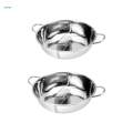 Chinese Hot Pot Kitchen Cookware Cooker Pot with Lid Easy to Clean Stockpot Hot Pot Pan for 30cm. 