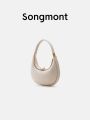 Songmont Songyue series medium moon curve bag designer crescent bag autumn and winter new products single shoulder armpit bag. 