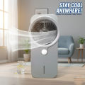 Miyako KL-3092 Rechargeable AC/DC Air Cooler with Remote & Timer | 14H Backup, HEPA H13 Filter, 360° Cool Wind.