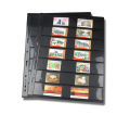 【Fashion】Grade Leather Loose-leaf Stamps Album Collection Book Stamp Collection Album for 9 Holes 35 Sheets Paper Money. 