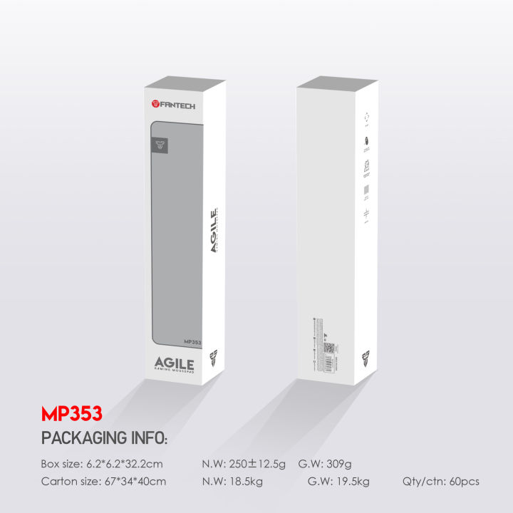 FANTECH%20AGILE%20MP353%20Gaming%20Mousepad%20Waterproof%20Speed%20Silk%20Surface%20For%20Gamers%20350x300x4mm%20-%20Image%208