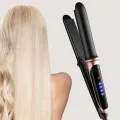 professional portable flat irons Adjustable Temp Negative Ion Titanium Plates flat iron hair straightener. 
