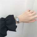 【Nice Day Toy Findings Store】（NEW）Yesurprise Women Square Dial Wrist Watch Steel Band Fashion Quartz. 