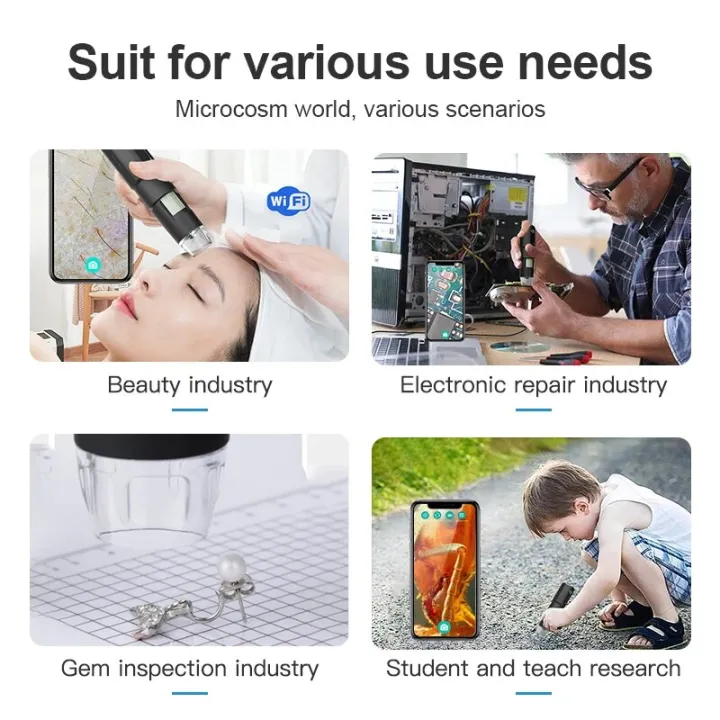 Wireless%20Digital%20Microscope%2050X-1000X%20Magnification%20Flexible%20Stand%20for%20Android%20IOS%20iPhone%20PC%20Electronic%20Stereo%20Wifi%20Microscope%20-%20Image%205
