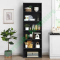 6-Tier 20 inch Bookcase and Bookshelf, Floor Standing -Story High Bookshelf, Shelf Display Storage Rack, Home Decorative Furniture, Suitable for Home Offices, Living Rooms, and Bedrooms, 72/20.