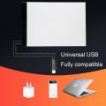 (Ready Now)Ultra-thin A4 Size Portable USB LED Artcraft Tracing Light Box Copy Board for Artists Drawing Sketching Animation and X-ray Viewing. 