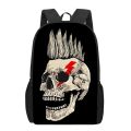 Punk Rock Hand Skull School Bags 3D Printing Backpack for Girls Boys Student Book Bag Children School Bags Women Men Travel Bag. 