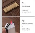 Portable torch gas lighter cigarette lighters Metal Windproof Gas Refillable Cigar Cigarette Lighter. 