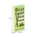 6pcs Natural Matatabi Cat Stick Mint Caught Bite Excited Rods Silvervine For Cat Teeth Cleaning Treating Pet Supply Cat Toys.