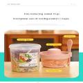 Breakfast Oatmeal Cereal Nut Yogurt Salad Cup Seal Container Set With Fork Sauce Cup Lid Bento Tuppers Food Taper Bowl Lunch Box.