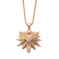 Movie Accessories Witcher 3 The Witcher 3 Wolf Head Necklace Pendant AliExpress Necklace Wholesale.
