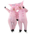 Adult Mascot Pink Pig Inflatable Costumes Halloween Cosplay Costumes for Man Woman Animal Party Role Play Disfraz. 