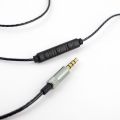 Headphone extension cord-2 x Headphone cable For Sol Republic Master Tracks HD V8 V10 V12 X3-Black.