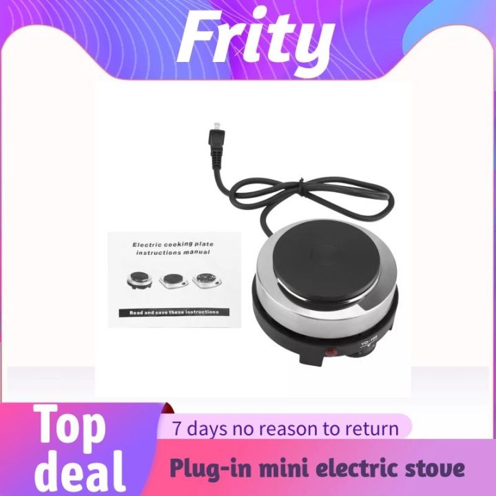 Portable 500W Electric Mini Stove Hot Plate Multifunction Home Heater (US Plug 110V)