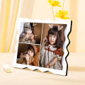 Creative Sangong Grid Photo Frame Photo Customization Simple Crystal Table Decoration Photo Frame Recommended Life Photo Family Photo Baby Photo. 